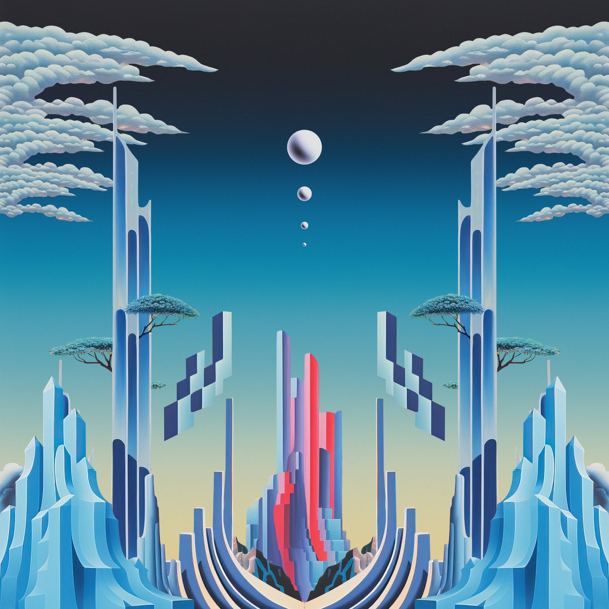 Surreal landscape