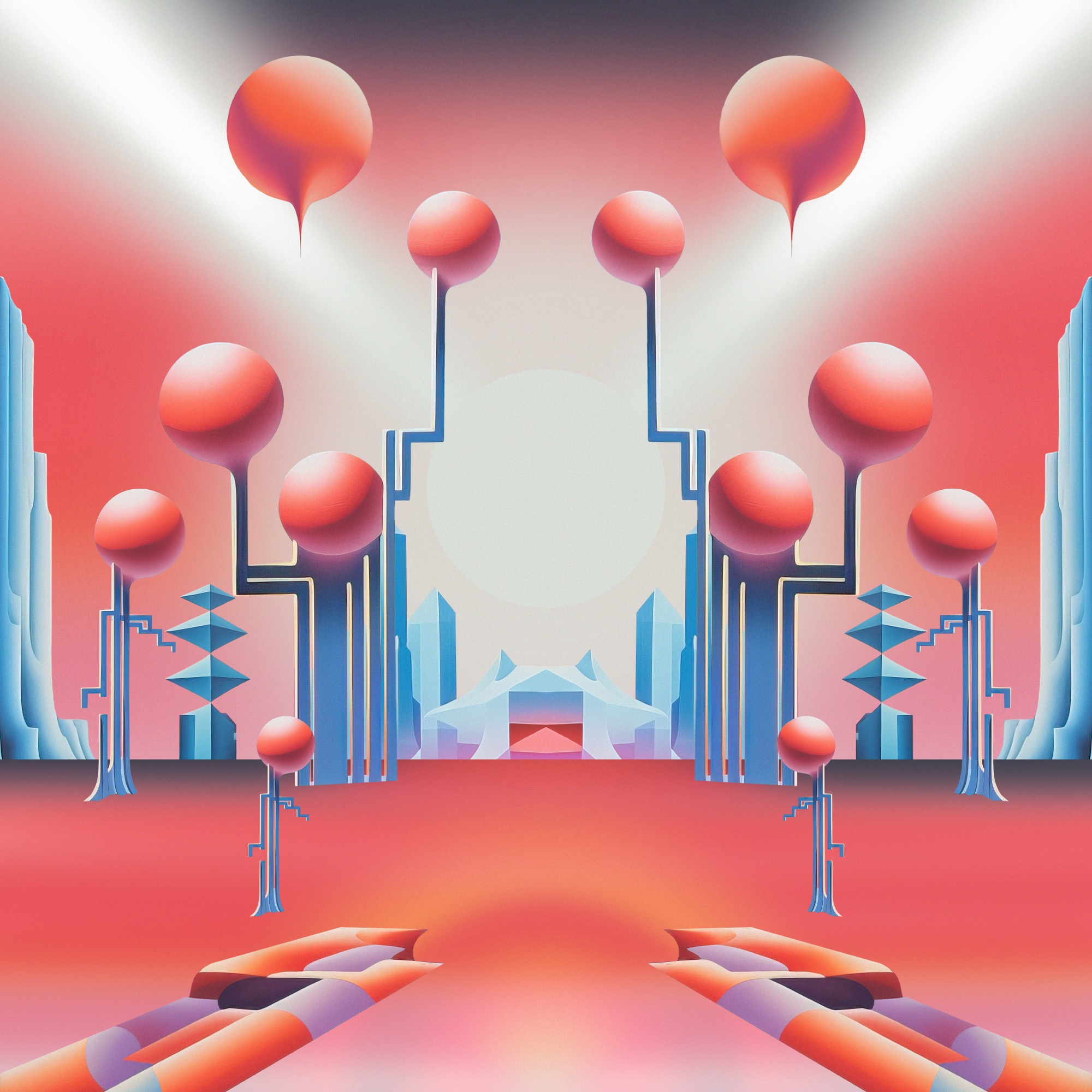 Surreal landscape